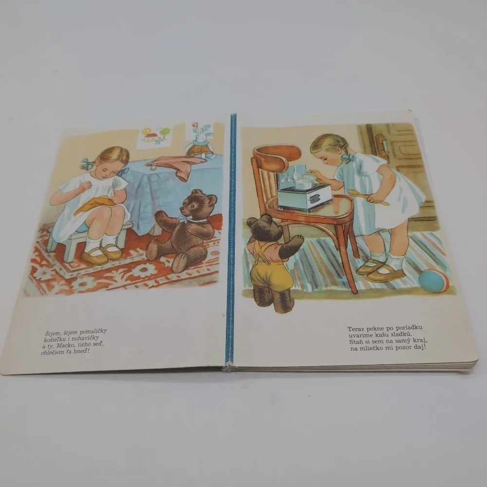 Slovakian Children's Book MÔJ MACÍK Pet Bear Story